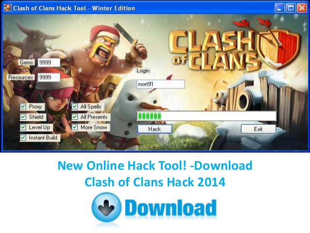 Clash Of Clans Gem Hack Download No Survey
